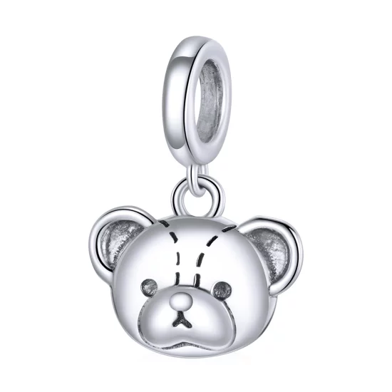 (image pour) Style Pandora Mignon ours à breloque - SCX120-L
