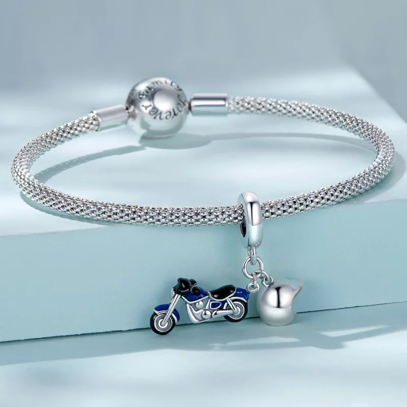 (image pour) Style Pandora Moto Pendentif - SCC2364 - Afficher 3