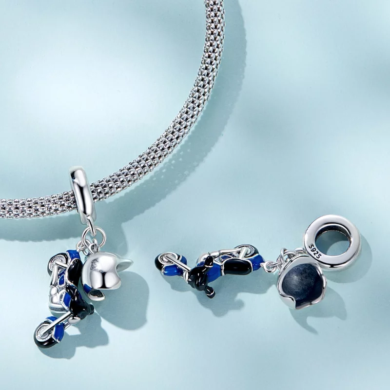 (image pour) Style Pandora Moto Pendentif - SCC2364 - Afficher 4