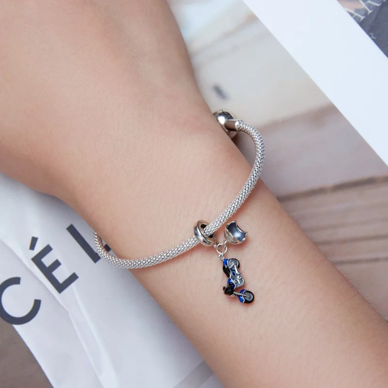 (image pour) Style Pandora Moto Pendentif - SCC2364 - Afficher 5
