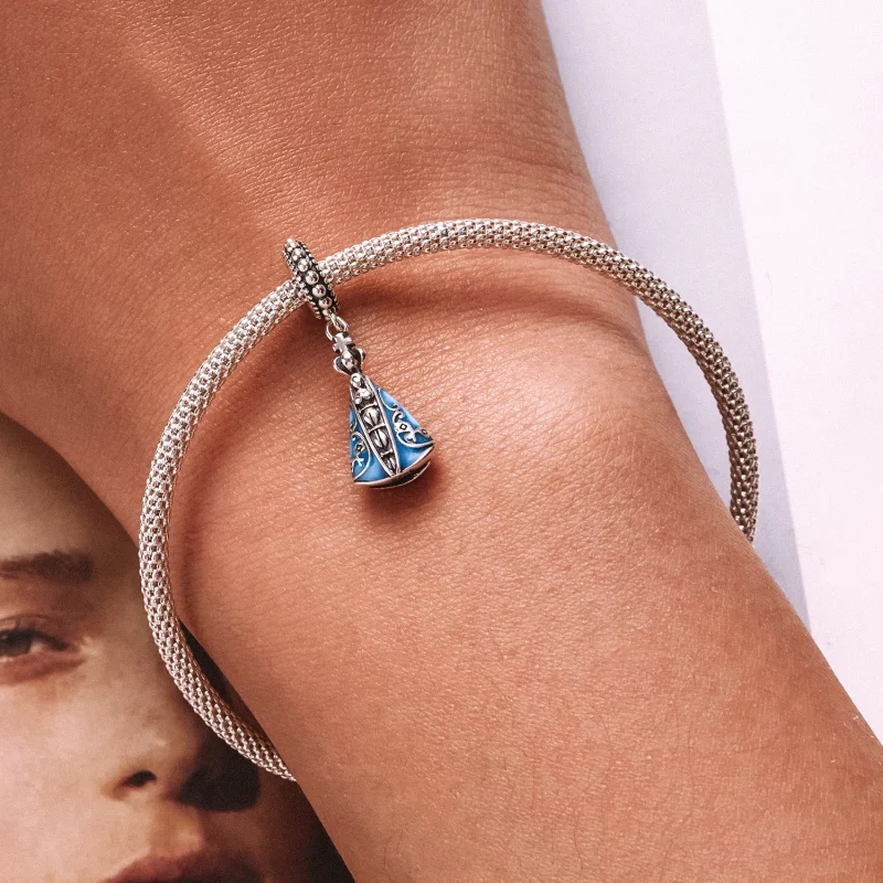 (image pour) Style Pandora Notre-Dame d'Aparecida Dangle - SCC2238 - Afficher 6