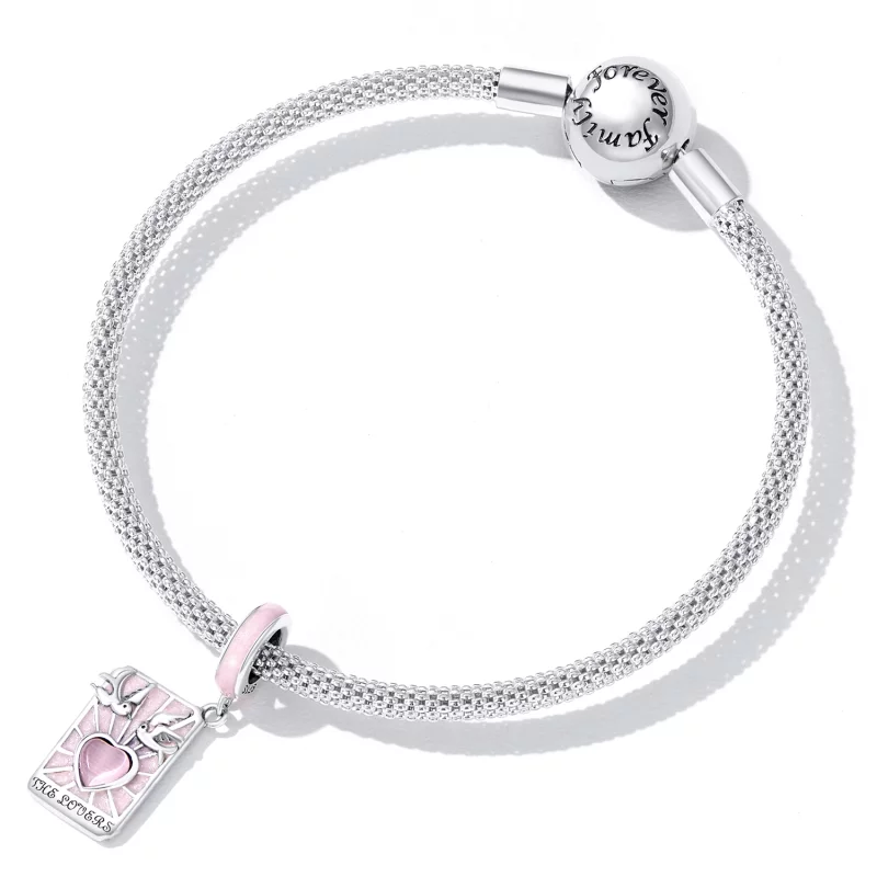 (image pour) Style Pandora Tarot - Breloque Amoureux - SCC2263 - Afficher 4