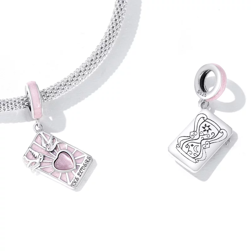 (image pour) Style Pandora Tarot - Breloque Amoureux - SCC2263 - Afficher 5