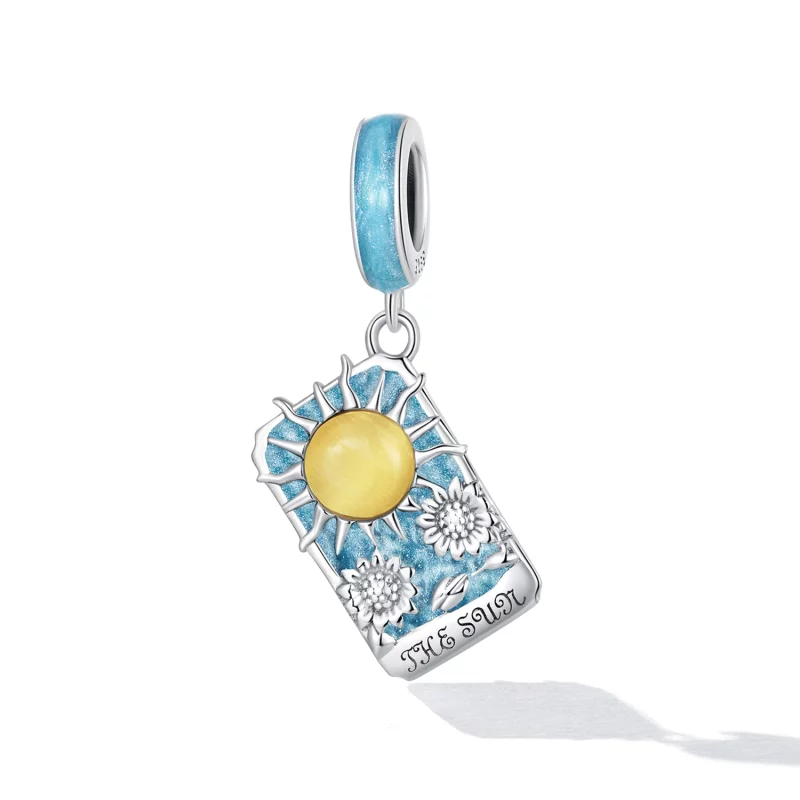 (image pour) Style Pandora Tarot - Pendentif Soleil - SCC2264 - Afficher 2