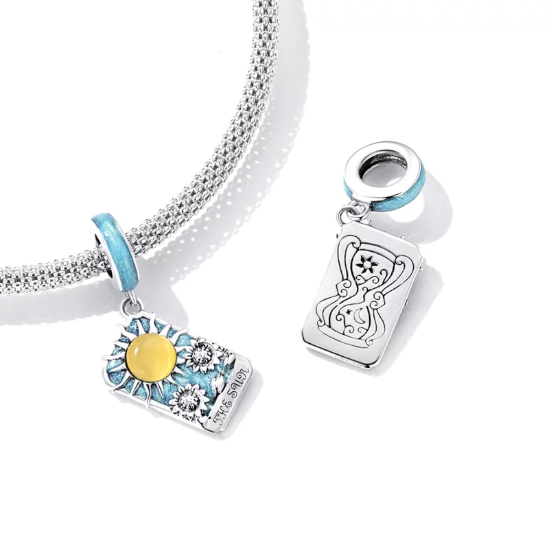 (image pour) Style Pandora Tarot - Pendentif Soleil - SCC2264 - Afficher 4