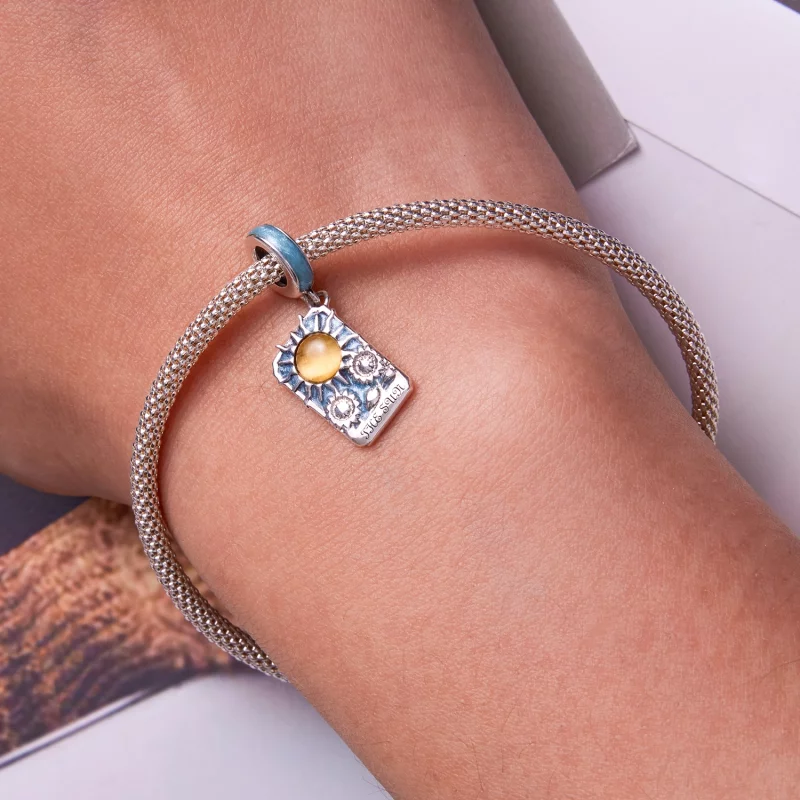 (image pour) Style Pandora Tarot - Pendentif Soleil - SCC2264 - Afficher 6