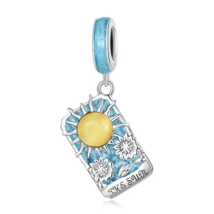 Style Pandora Tarot - Pendentif Soleil - SCC2264 (image pour) Style Pandora Tarot - Pendentif Soleil - SCC2264
