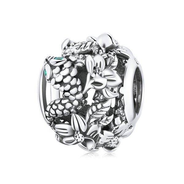 Charme Serpent Esprit Rétro Style Pandora - SCC2135