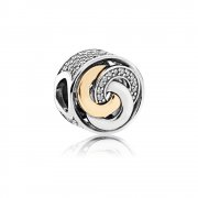 PANDORA - Charm Cercles Imbriqués - 792090cz