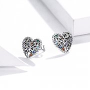 Clous d'Oreilles Style PANDORA Arbre de la vie - SCE933