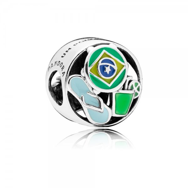 Charm Brésil en Argent PANDORA France - 797219ENMX