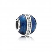Charm Orbite Bleu Nuit PANDORA France - 796377EN63