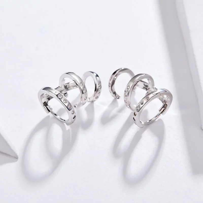 (image pour) Clip d'oreille style Pandora pour fille punk - BSE085 - Afficher 2