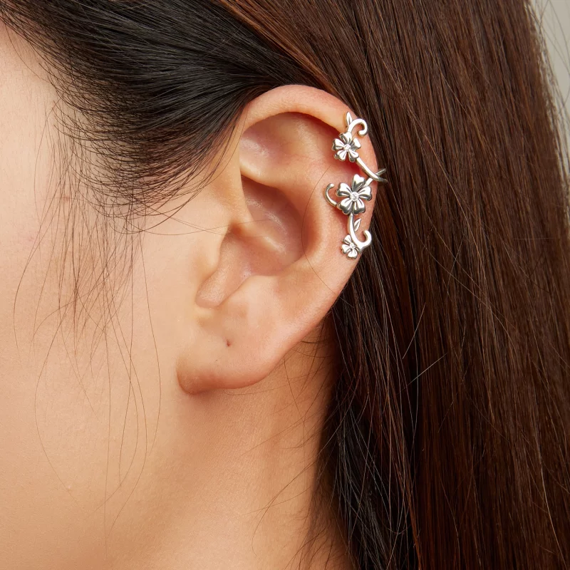 (image pour) Pince d'oreille au style Pandora avec motif - SCE1512 - Afficher 5