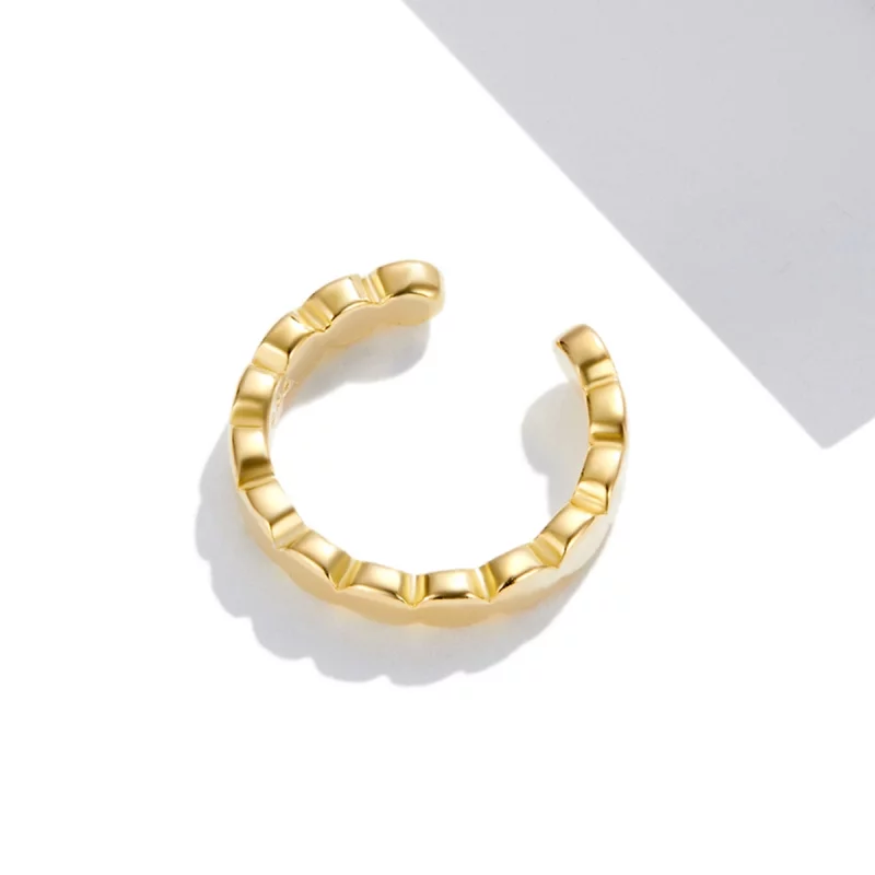 (image pour) Pince d'oreille simple de style Pandora - SCE1251 - Afficher 4