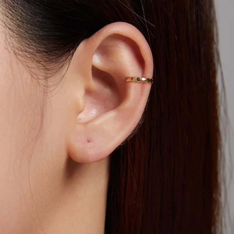 (image pour) Pince d'oreille simple de style Pandora - SCE1251 - Afficher 5