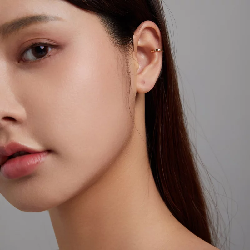(image pour) Pince d'oreille simple de style Pandora - SCE1251 - Afficher 6