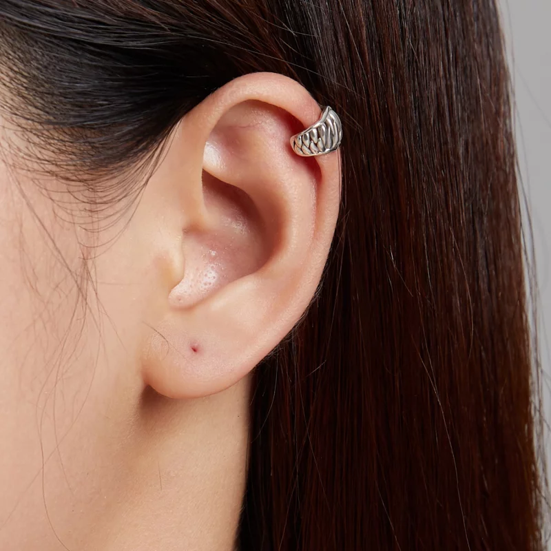 (image pour) Pince à oreille en forme de dent de bête de style Pandora - SCE1203 - Afficher 5