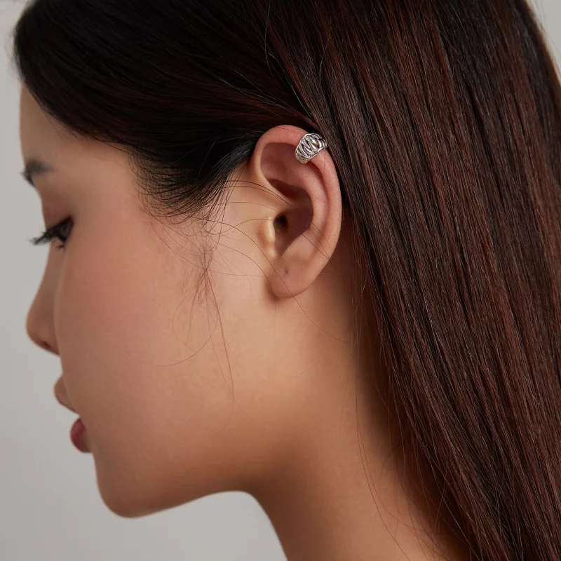 (image pour) Pince à oreille en forme de dent de bête de style Pandora - SCE1203 - Afficher 6
