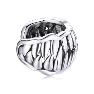 (image pour) Pince à oreille en forme de dent de bête de style Pandora - SCE1203