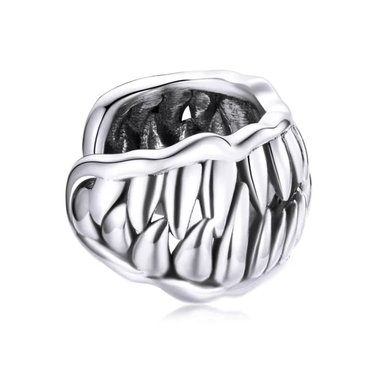 (image pour) Pince à oreille en forme de dent de bête de style Pandora - SCE1203