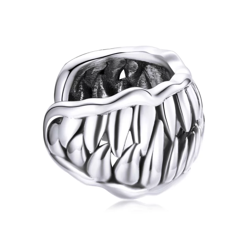 (image pour) Pince à oreille en forme de dent de bête de style Pandora - SCE1203