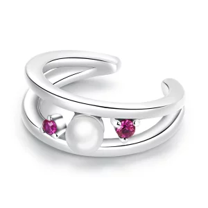 (image pour) Style Pandora Exquisite Double Couche de Perles en Coquillage - SCE1431