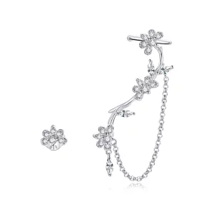 (image pour) Style Pandora Fleurs Sur Pince d'Oreille Moshang - BSE476
