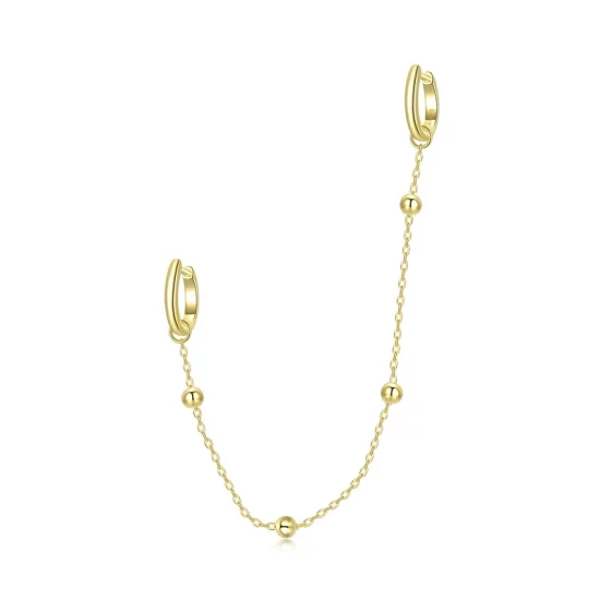 (image pour) Boucle d'oreille Style PANDORA unique - SCE1095
