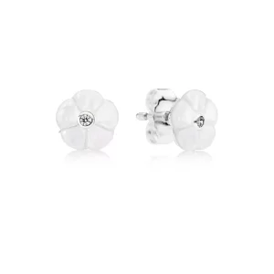 (image pour) Boucles d'oreilles Pandora 290698MOP -Boucles d'oreilles Fleurs Lumineuses Femme 