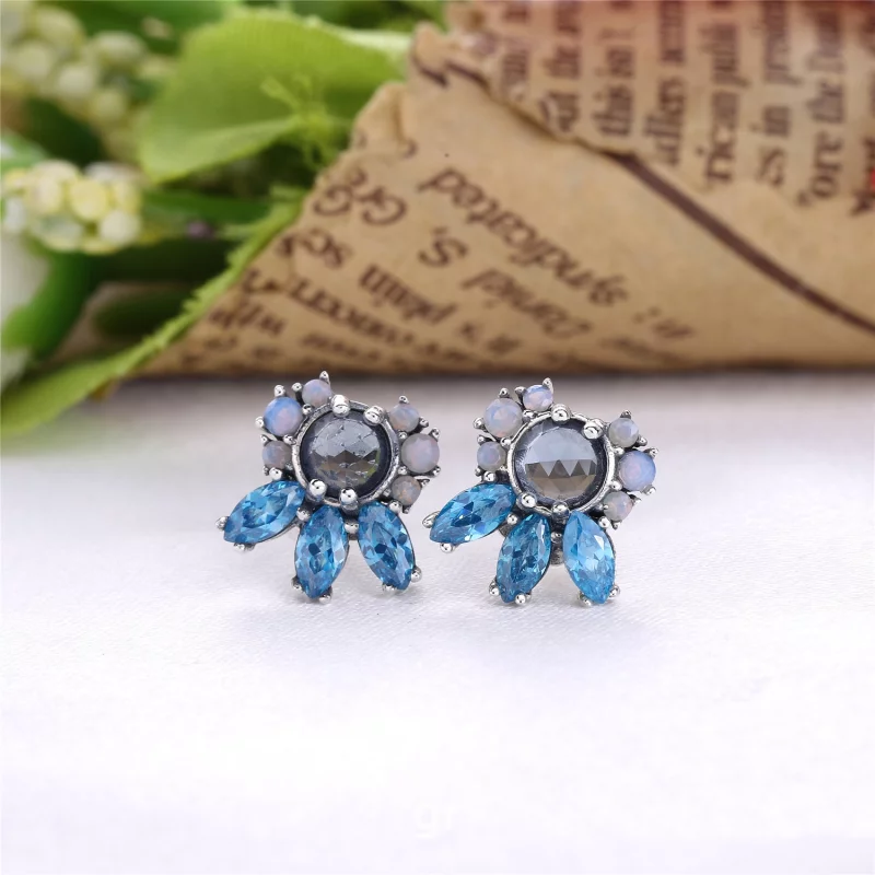 (image pour) Boucles d'oreilles Pandora Empreintes de Givre 290731NMBMX -Boucles d'oreilles E - Afficher 2