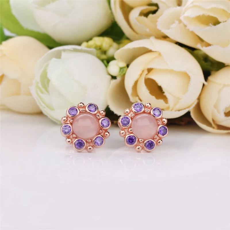 (image pour) Éclat Héraldique, boucles d’oreilles PANDORA France - 287728NPM - Afficher 2