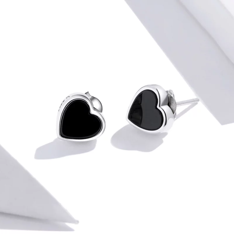 (image pour) Clous d'Oreilles Style PANDORA Agate Amour - SCE915 - Afficher 3