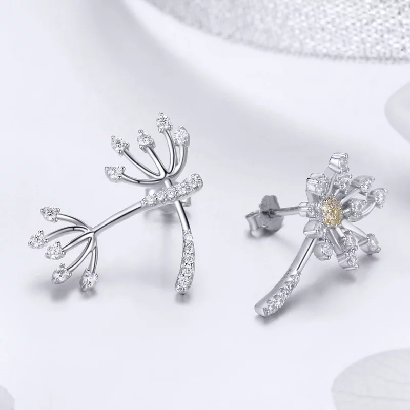 (image pour) Clous d'Oreilles Style PANDORA Amour de pissenlit - SCE506 - Afficher 5