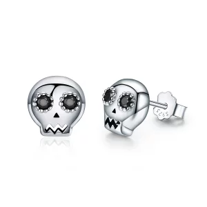 (image pour) Clous d'Oreilles Style PANDORA Crâne - SCE064