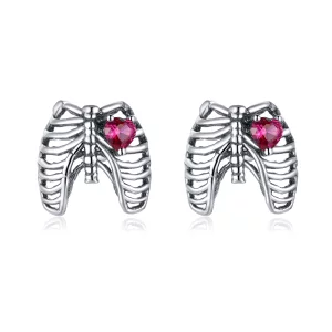 (image pour) Clous d'Oreilles Style PANDORA Côtes - SCE970