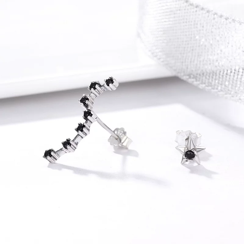 (image pour) Clous d'Oreilles Style PANDORA Grande Ourse - SCE166 - Afficher 5