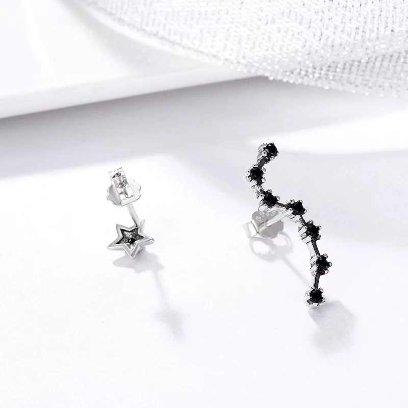(image pour) Clous d'Oreilles Style PANDORA Grande Ourse - SCE166 - Afficher 6