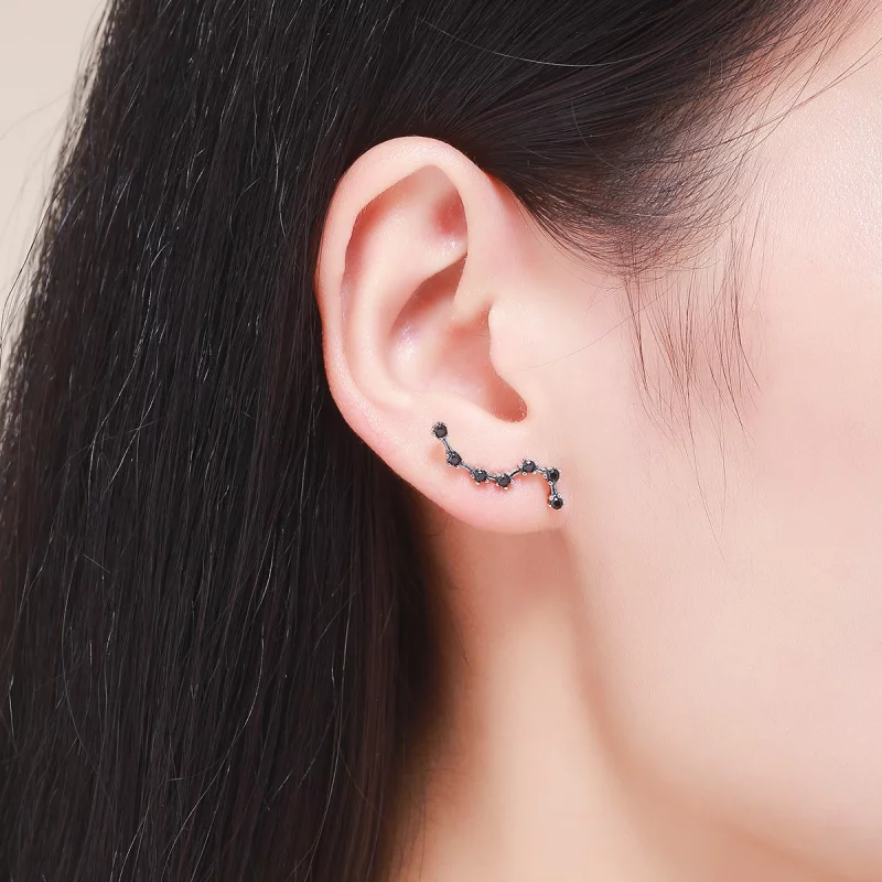 (image pour) Clous d'Oreilles Style PANDORA Grande Ourse - SCE166 - Afficher 7