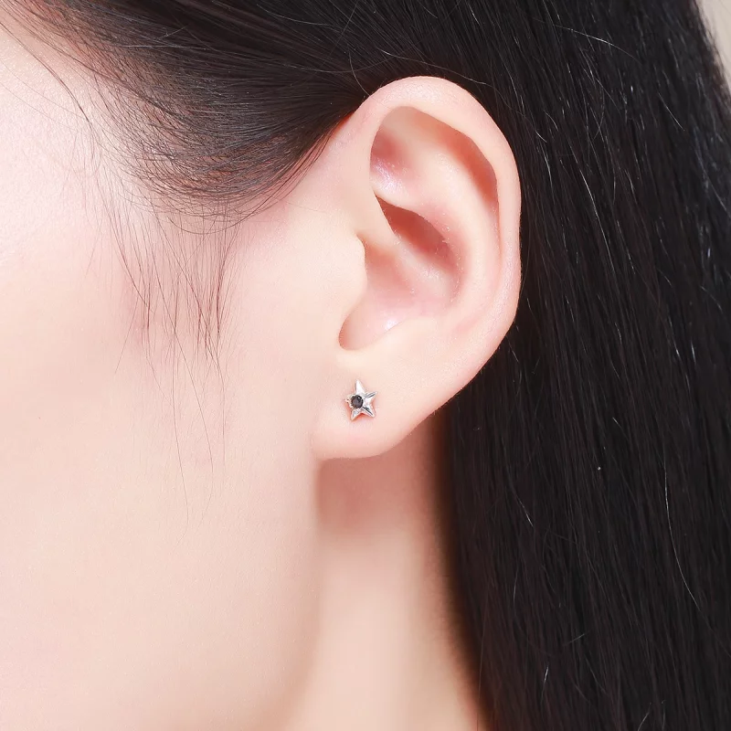 (image pour) Clous d'Oreilles Style PANDORA Grande Ourse - SCE166 - Afficher 8