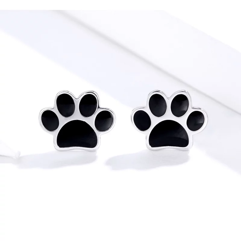 (image pour) Clous d'Oreilles Style PANDORA Griffes en herbe - SCE757 - Afficher 2