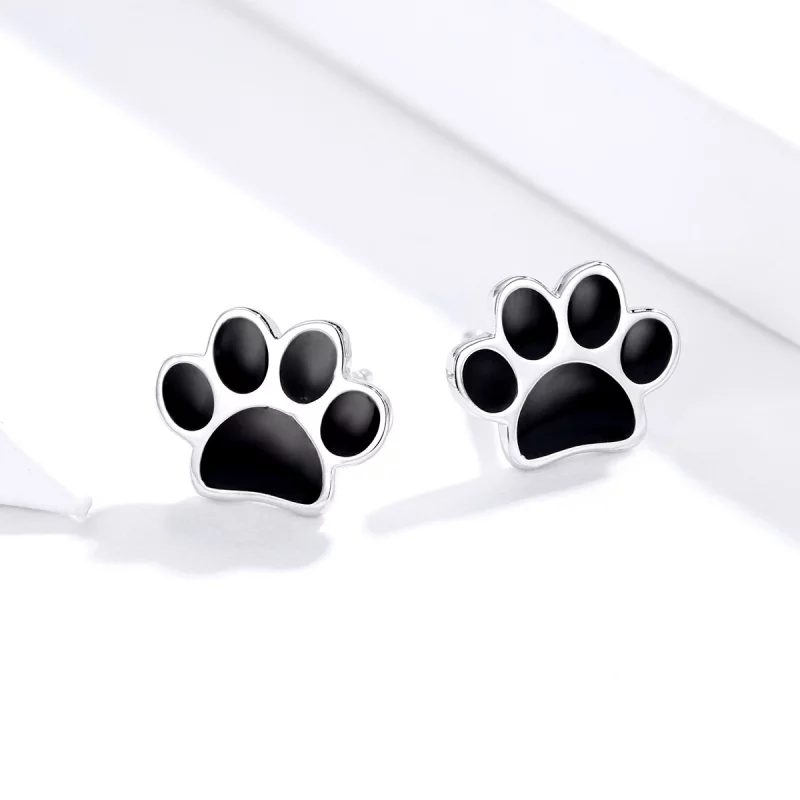 (image pour) Clous d'Oreilles Style PANDORA Griffes en herbe - SCE757 - Afficher 3