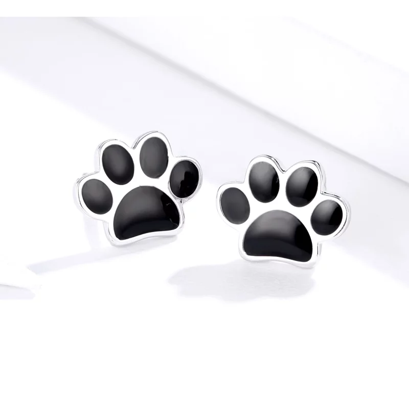 (image pour) Clous d'Oreilles Style PANDORA Griffes en herbe - SCE757 - Afficher 4