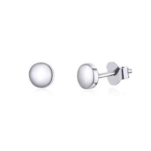 (image pour) Clous d'Oreilles Style PANDORA Haricot simple - SCE705-A