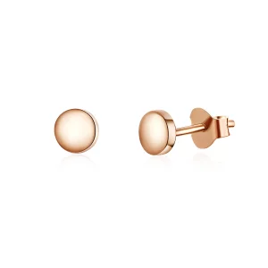 (image pour) Clous d'Oreilles Style PANDORA Haricot simple - SCE705-C