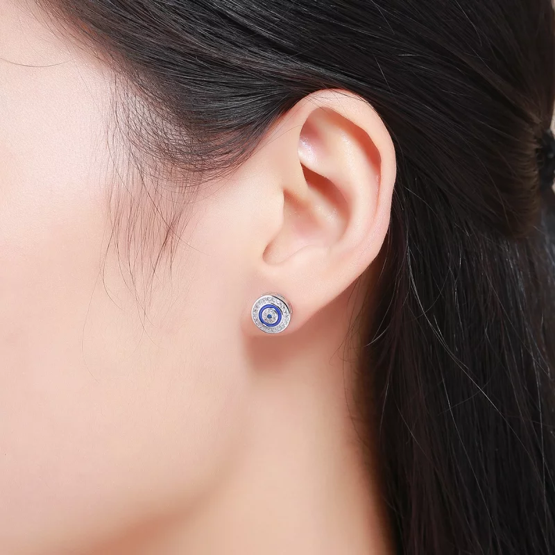 (image pour) Clous d'Oreilles Style PANDORA il du diable - SCE148 - Afficher 6
