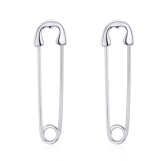 (image pour) Clous d'Oreilles Style PANDORA Joyeux trombone - SCE695-A