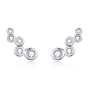(image pour) Clous d'Oreilles Style PANDORA Élégance brillante - BSE235