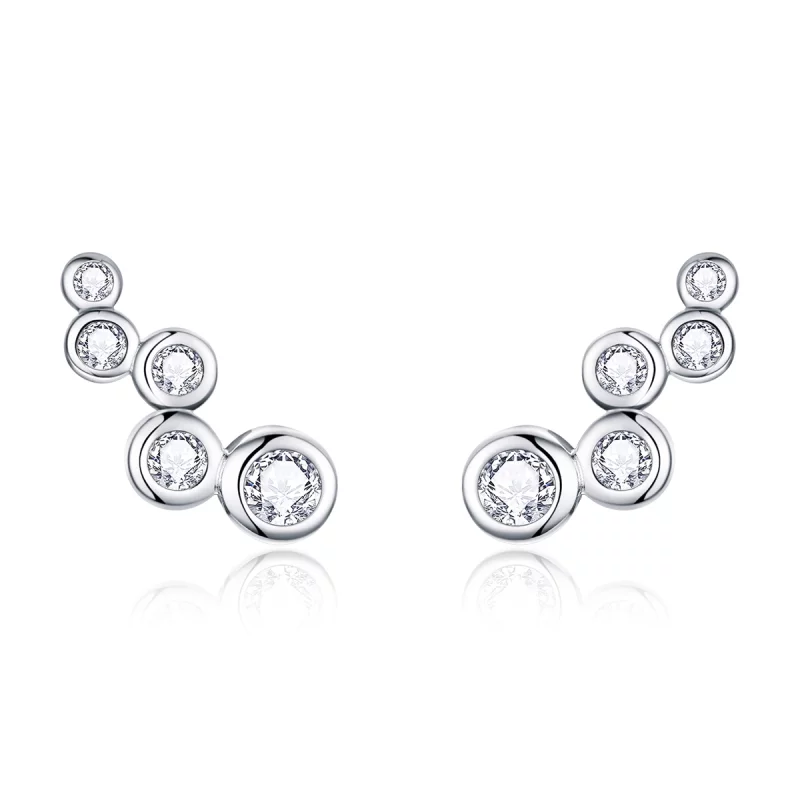 (image pour) Clous d'Oreilles Style PANDORA Élégance brillante - BSE235