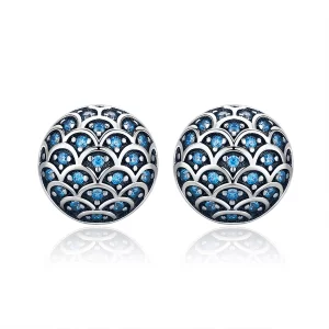 Clous d'Oreilles Style PANDORA Légende de la mer - SCE239 (image pour) Clous d'Oreilles Style PANDORA Légende de la mer - SCE239